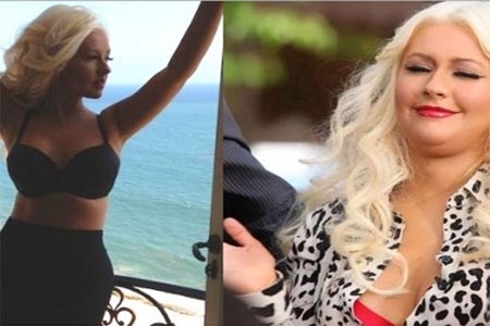 Christina Aguilera bajó 20 kilos de peso