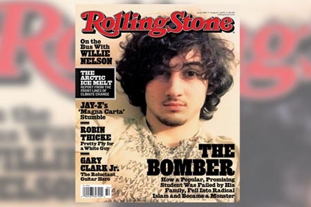 Coautor de atentados de Boston, portada de Rolling Stone