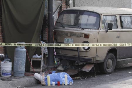 Memelera fue embestida por combi en la colonia Bugambilias