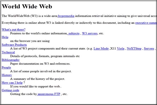 ¿Cómo fue la primera página web?