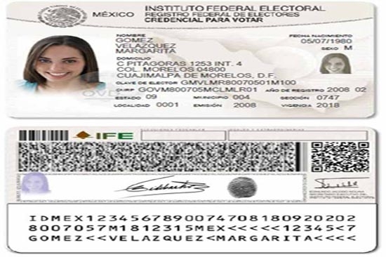 IFE aprueba 20 cambios a la credencial de elector con fotografía
