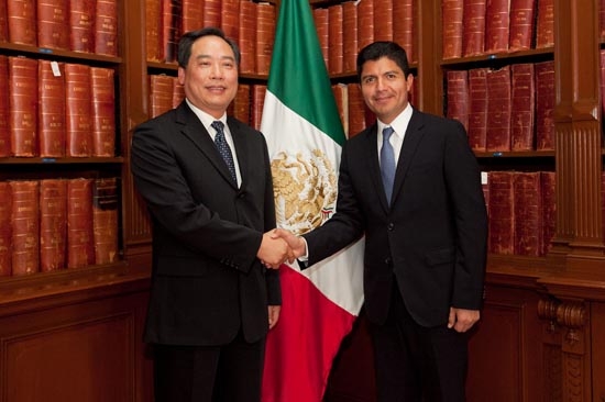 Eduardo Rivera recibió a funcionarios de Wuxi, China