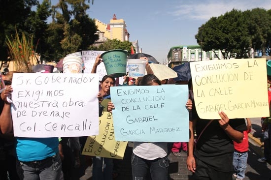 Antorcha Campesina marcha para exigir servicios públicos