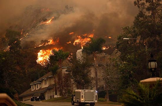 Incendio en California, EU