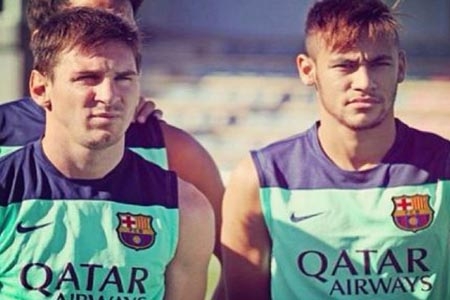Messi y Neymar Jr ya entrenaron juntos