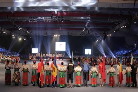 Mundial de TKD en Puebla: Se realizó ceremonia de inauguración