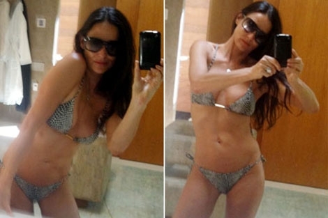 Demi Moore, súper sexy en Twitter