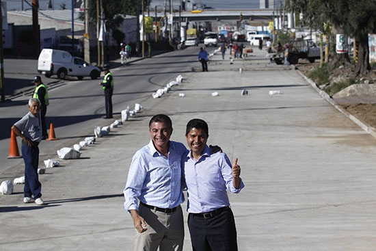 Eduardo Rivera y Tony Gali inician giras conjuntas; supervisan Camino a Tlaltepango