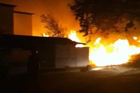 Incendio en Ciudad Valles causa alarma en SLP