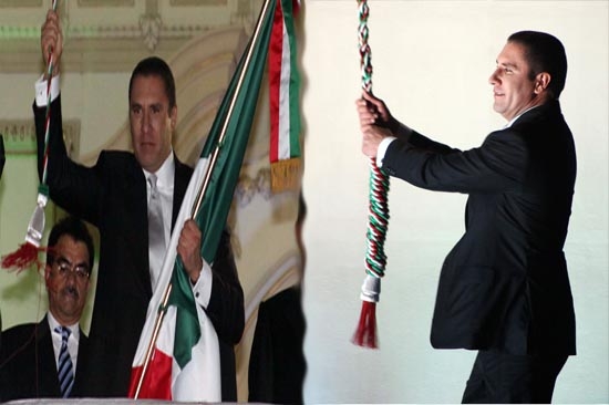 Gobernador de Puebla dio doble grito de Independencia