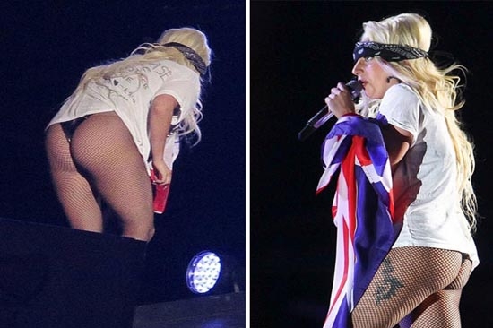 Lady Gaga se desnudó en Londres