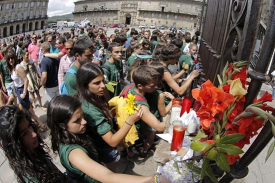 Trenazo en España, el funeral será este lunes