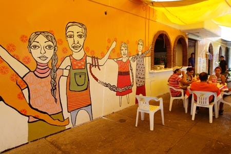 Programa Puebla Ciudad Mural llegó al Mercado de La Piedad