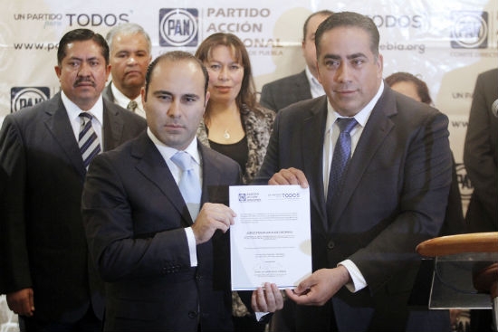 Aguilar Chedraui, coordinador de la bancada del PAN en el Congreso de Puebla