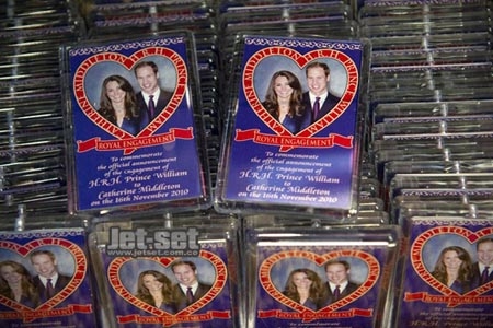 Kate y Guillermo, miles de souvenirs por boda