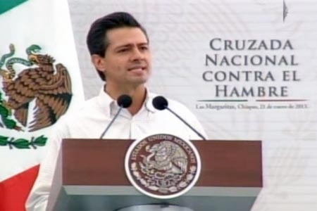 Cruzada Nacional contra el Hambre llegará a 7.4 millones: Peña Nieto