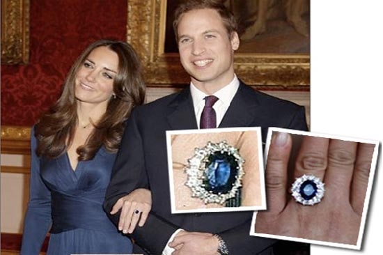 Kate Middleton, chinos piratean su anillo de compromiso