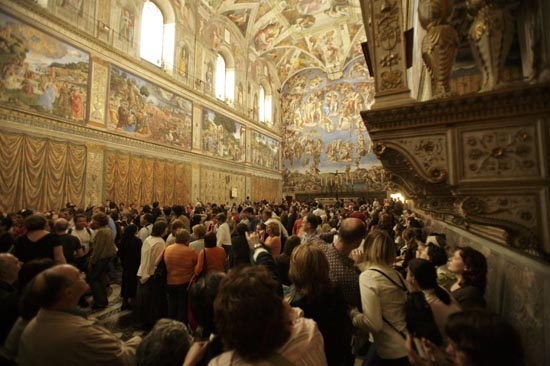 Capilla Sixtina, turistas serán desempolvados antes de ingresar