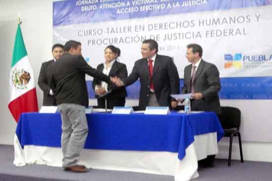 PGR y PGJ concluyen jornada de capacitación en derechos humanos