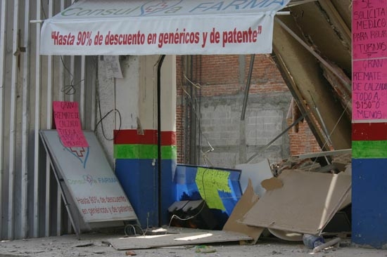 Colapsa techo en San Martín Texmelucan, no hubo heridos