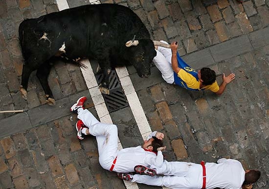 Fiesta de San Fermín deja cuatro heridos