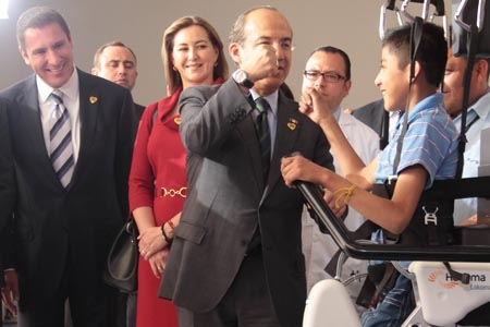 Calderón y RMV inauguran el CRIT de Puebla