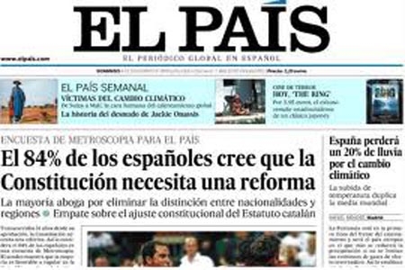 El periódico El País se va a huelga
