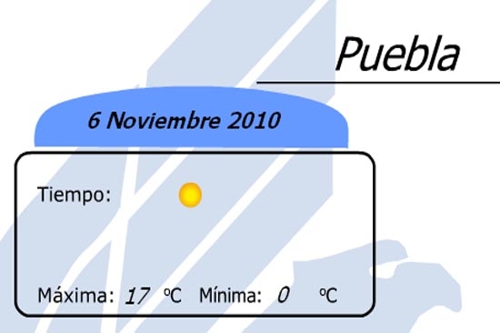 Nevadas en las Sierras poblanas por el frente frío número 7