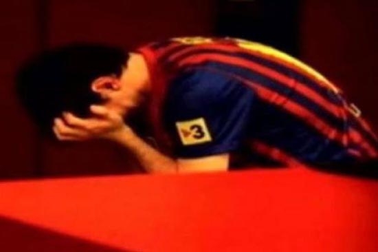 Messi también llora