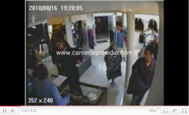 Boutique Índigo: difunden video en Youtube del doble homicidio