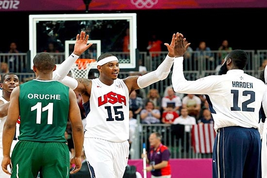 Dream Team superó a Nigeria por 83 puntos en Londres 2012