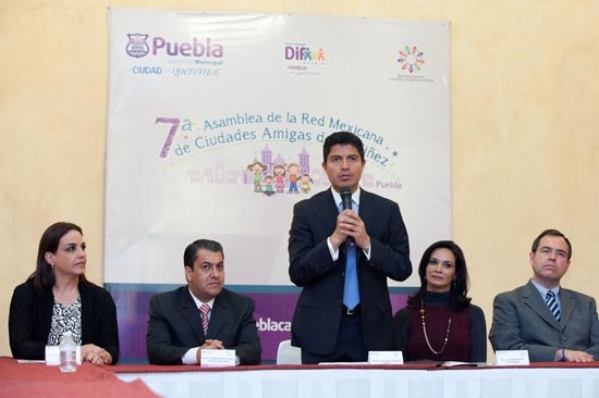 Puebla fue sede de la VII Asamblea de la Red Mexicana de Ciudades Amigas de la Niñez