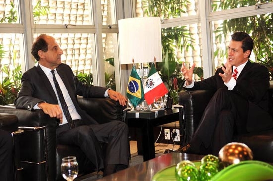EPN niega pleito entre México y Brasil en materia económica