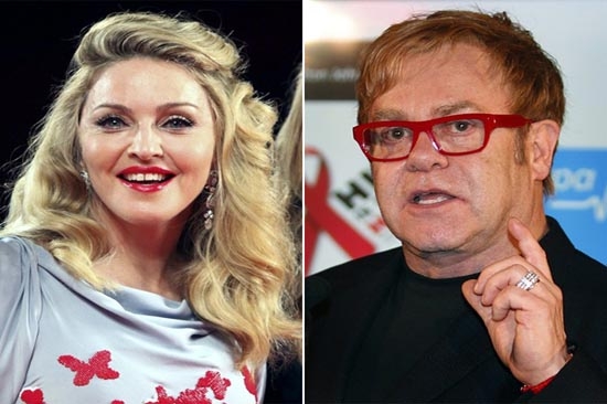 Elton John arremete contra Madonna