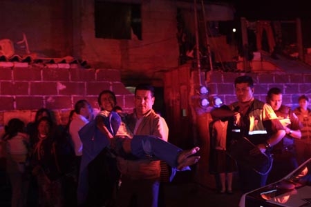 Explotó tanque de gas en el barrio de San Miguel, dos menores heridos