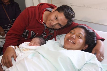 ¿Quién es el primer bebé poblano nacido en 2013?
