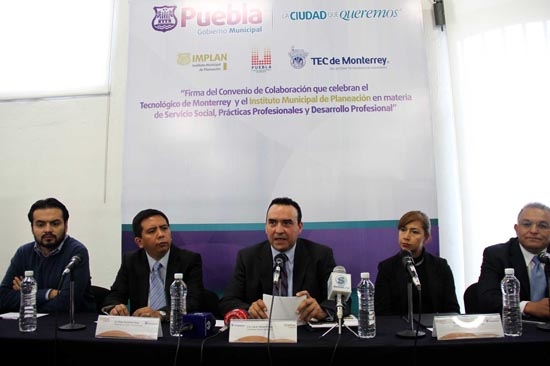 IMPLAN firma convenio de colaboración con el ITESM
