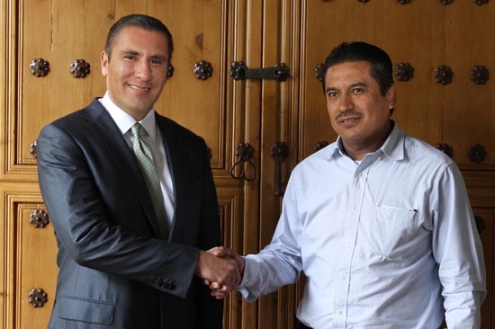 Moreno Valle se reunió con el líder del Sindicato de VW