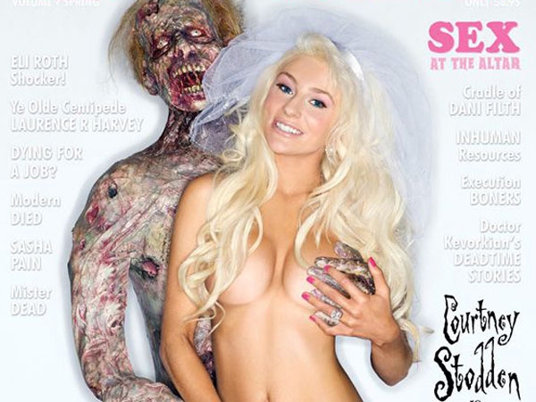 Courtney Stodden se fotografió con un cadáver