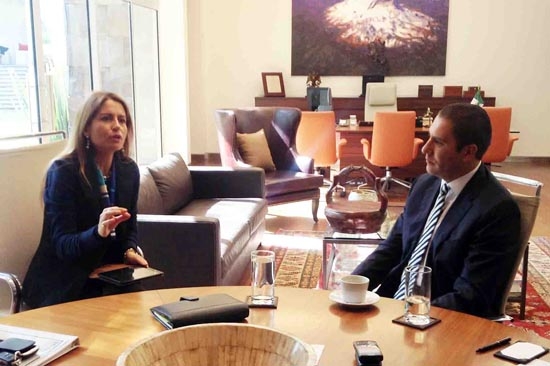 Gobernador de Puebla se reúne con representante de UNESCO en México