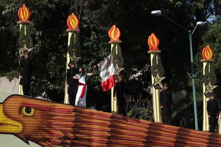 Puebla conmemoró la gesta de los Niños Héroes de Chapultepec