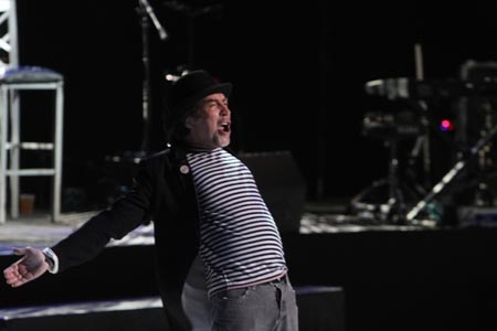 Joaquín Sabina presentó su tren musical en Puebla