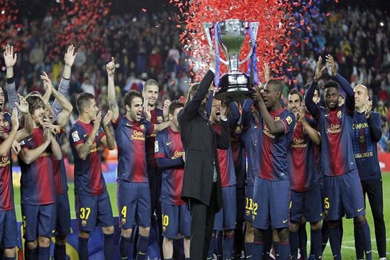Barcelona celebró su campeonato número 22