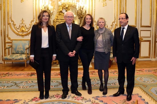 Y François Hollande recibió a Cassez en el Palacio del Elíseo