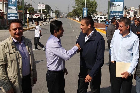 Inauguran la Calzada Zaragoza; RMV anuncia Segundo Piso para la México-Puebla