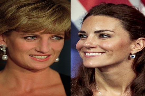 Kate Middleton y Lady Di, reinas de la moda