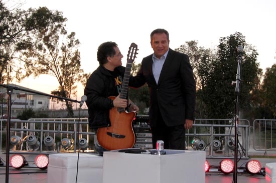 Alejandro Filio inauguró Teatro al Aire Libre en Ciudad Universitaria BUAP