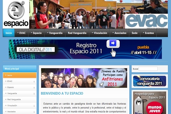 Espacio 2011 en Puebla del 11 al 15 de abril