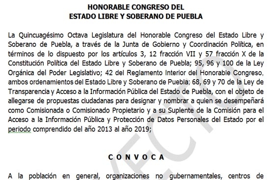 A horas de tiempo límite sacan convocatoria para renovar la CAIP