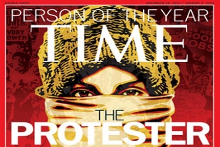 Indignado, persona del año para Time